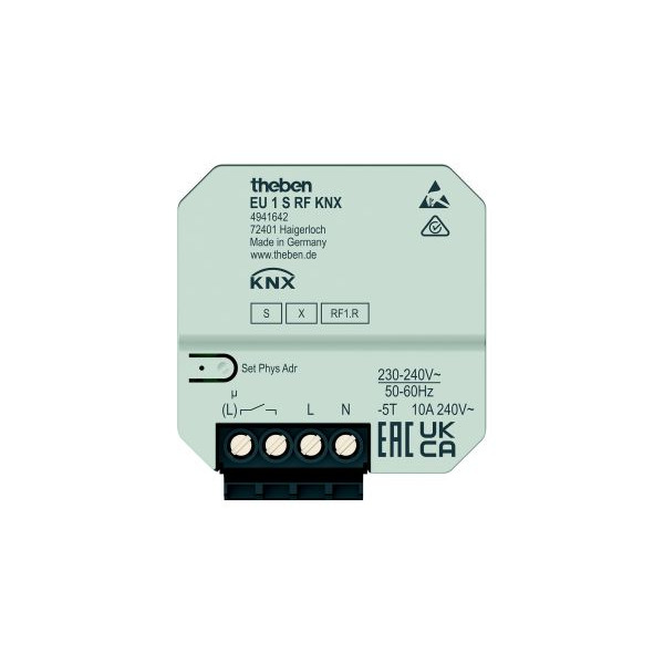 Theben 4941642 1-fach Funk-Aktor EU 1 S RF KNX