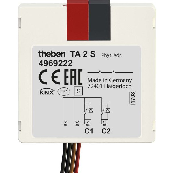 Theben 4969222 Tasterschnittstelle TA 2 S KNX