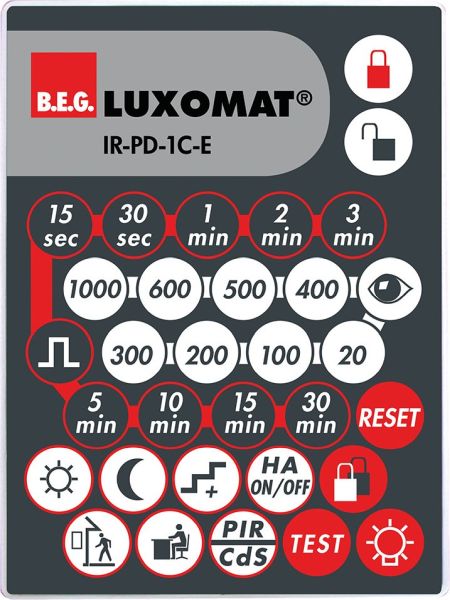 B.E.G. 92077 IR-Fernbedienung IR-PD-1C-E