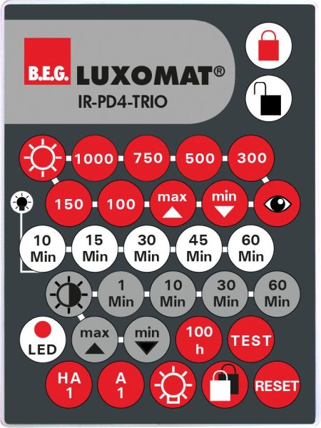 B.E.G. 92097 IR-Fernbedienung IR-PD4-TRIO