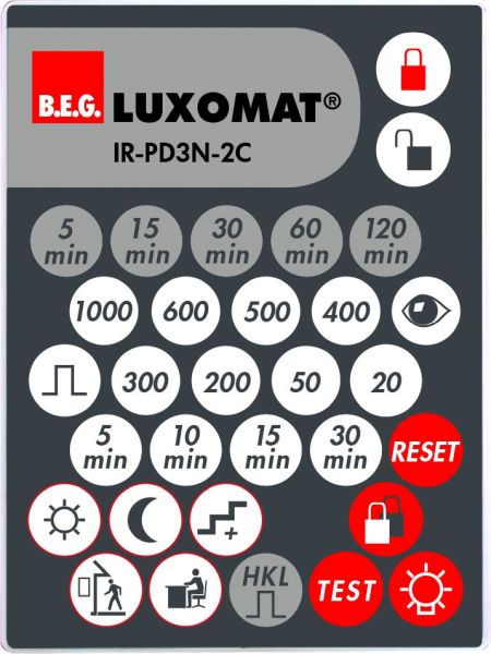 B.E.G. 92115 IR-Fernbedienung IR-PD3N-2C