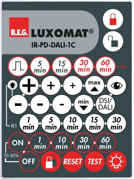 B.E.G. 92116 IR-Fernbedienung IR-PD-DALI-1C