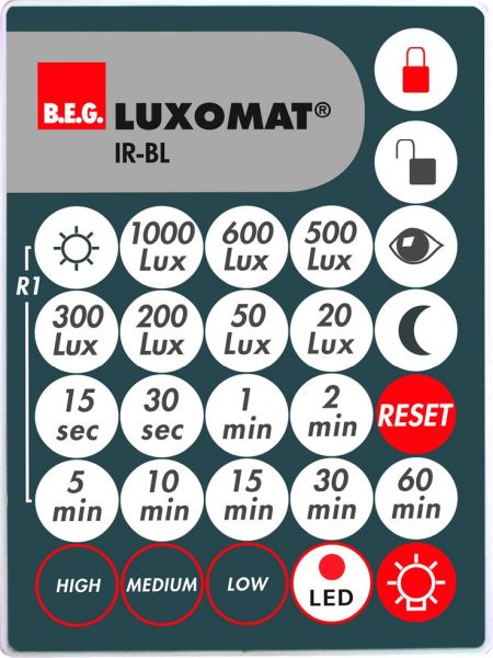 B.E.G. 93055 IR-Fernbedienung IR-BL