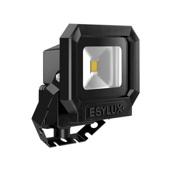 Esylux EL10810015 LED-Strahler ADF 900lm 3000K mit Montage-Bügel schwarz SUN OFL TR1000 830BK