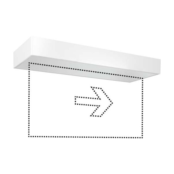 Esylux EN10077210 Notleuchte Deckenaufbau 3h 32m SLXELLED