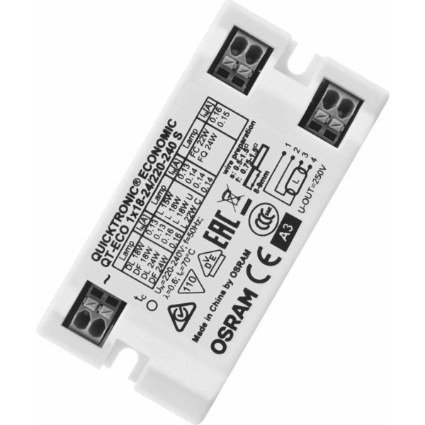 Osram QTECO1x18-24/220240S Elektronischer Trafo 23W