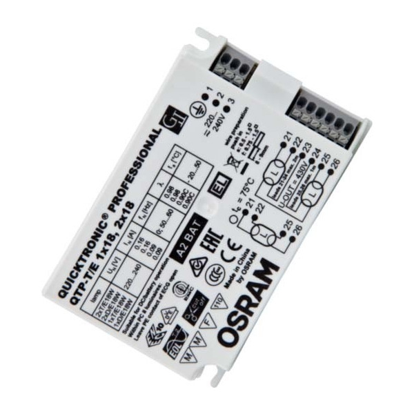 Osram QTP-T/E1X18,2X18/220 EVG 38W