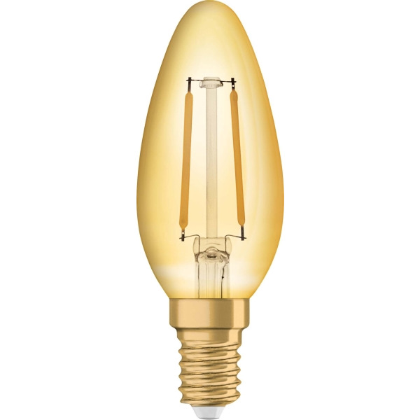 Osram 1906LEDCB121,5824FGE LED-Vintage-Lampe E14 824 120lm 1,5W 2400K