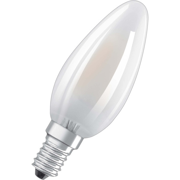 Osram B.CLB404W827GLFR VE2 LED-Kerzenlampe E14 470lm 4W 2700K 2 Stück