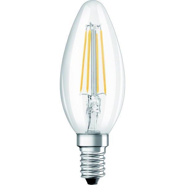 Osram SSTCLASB40CL42700E14 LED-Kerzenlampe E14 827/840 470lm 4W 2700K