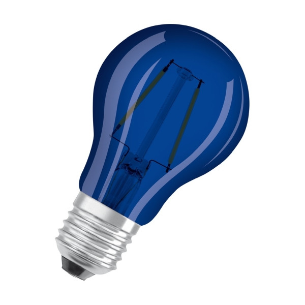 Osram LEDSCLA152,5W/190230 LED-Dekolampe E27 blau 10lm 2,5W 9000K