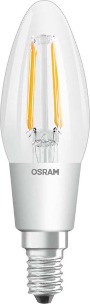 Osram LEDSCLB40GD4W827FE14 LED-Kerzenlampe E14 827 GLOWdim 470lm 4W dimmbar