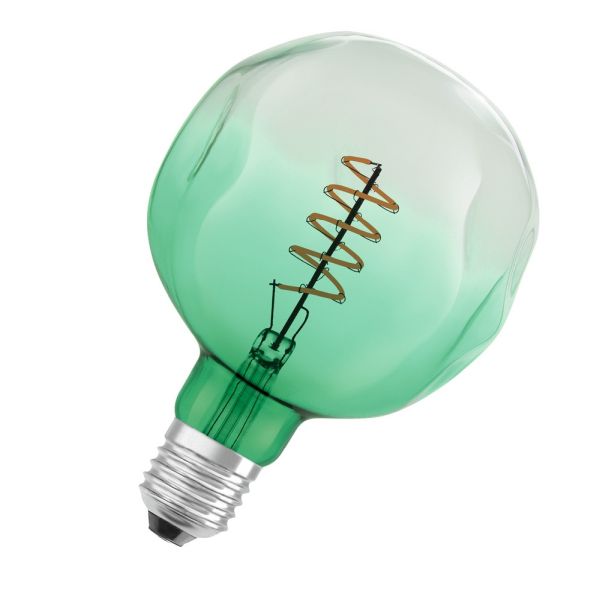 Ledvance V1906ET124GRD184.5W LED-Vintage-Lampe E27 grün dim 180lm 4,5W 1600K dimmbar