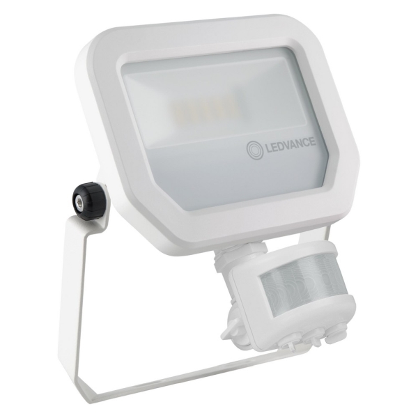Ledvance FL PFM 10W3000K S WT LED-Fluter mit Bewegungsmelder weiß 1100lm 3000K weiß