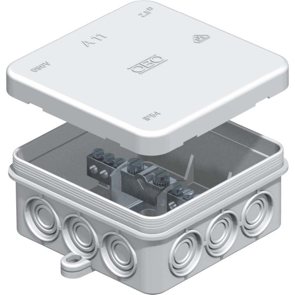 OBO Bettermann 5015557 Potentialausgleichsschiene für Badezimmer 1804 AP 10 Stück