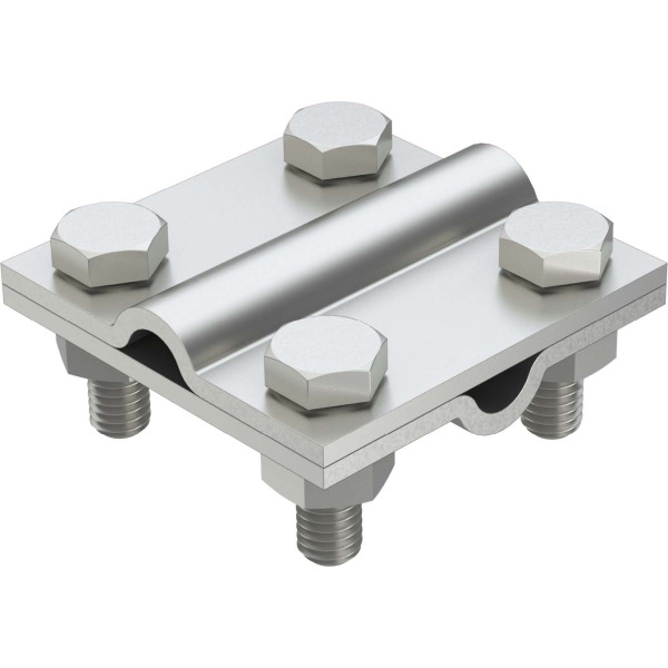 OBO Bettermann 5312582 Kreuzverbinder rund/rund 60x60 253 8-10 V4A 25 Stück