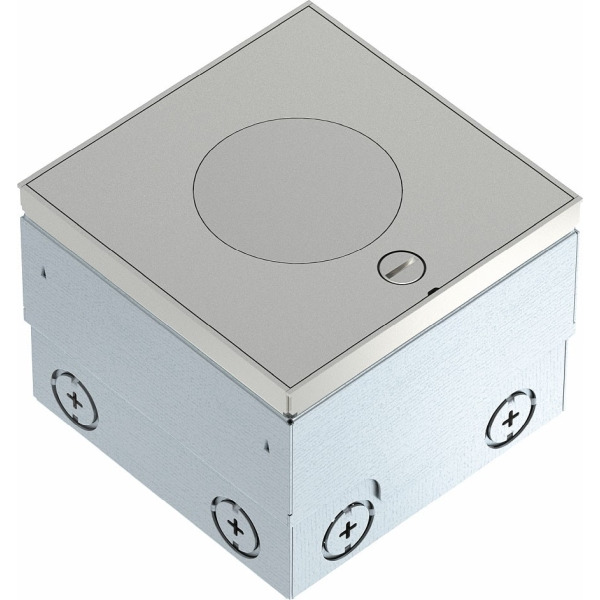 OBO Bettermann 7427097 Bodensteckdose mit Tubus unbestü. UDHOME2 VT2