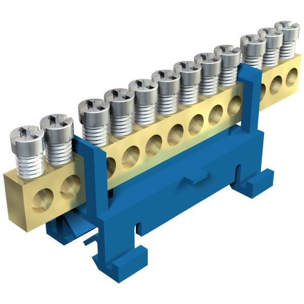 OBO Bettermann 2054086 Neutralleiterklemme blau 12x16mm² 60 N 12x16 BL 10 Stück