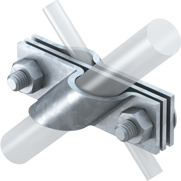 OBO Bettermann 5001625 Anschlusslasche für Runddraht 2760 B-20 VA