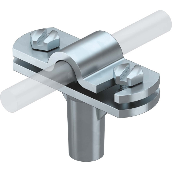 OBO Bettermann 5229839 Leitungshalter für Rundleit.8-10mm 168 DIN-K-M8 Zn,G 20 Stück