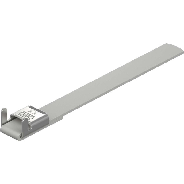 OBO Bettermann 6490210 Spannband mit Verschluss 8x0,3x200 schwarz SBF 8-200 A2K 25 Stück