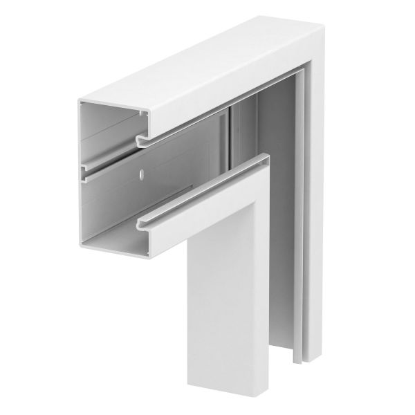 OBO Bettermann 6114240 Flachwinkel halogenfrei RAL9010 GKH-F70130RW