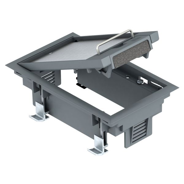 OBO Bettermann 7405100 Geräteeinsatz Doppelboden-Montage GES2 DB 7011