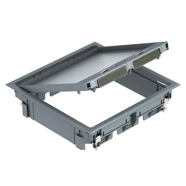 OBO Bettermann 7405070 Geräteeinsatz PA eisengrau GES9 10U 7011