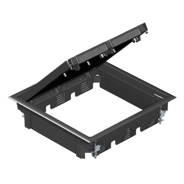 OBO Bettermann 7405072 Geräteeinsatz PA grauaphitschwarz GES9 10U 9011