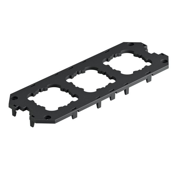 OBO Bettermann 7408789 Abdeckplatte 3x50er ZP 208mm UT4 D3