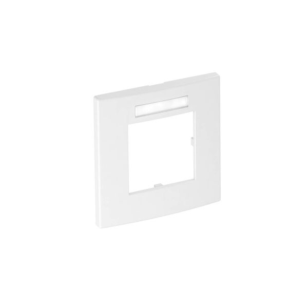 OBO Bettermann 6119338 Abdeckrahmen 1fach 84x84mm reinweiß AR45-BSF1 RW