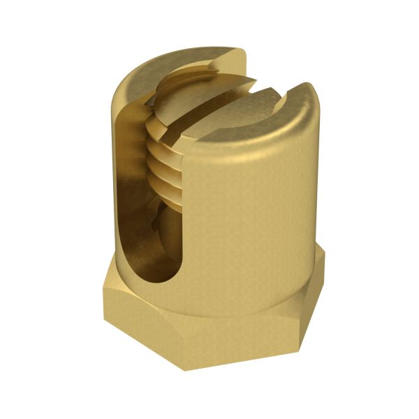 OBO Bettermann 6404006 Erdungsschraube 25mm blank EKL 25 M6, 50 Stück