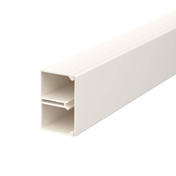 OBO Bettermann 6150632 Wand- und Deckenkanal 25x40x2000 RAL 9001 WDK-N25040CW 2 Meter