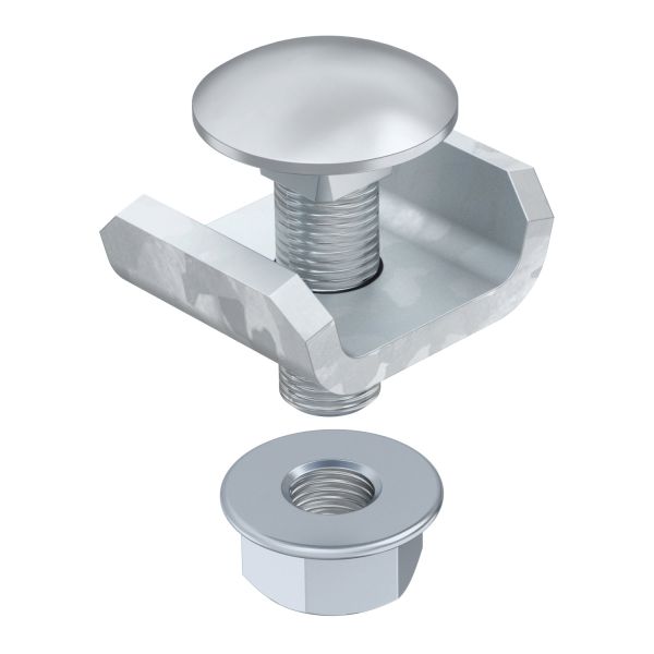 OBO Bettermann 6016573 U-Verbinder für Gitterrinne GUV 6 FT 20 Stück