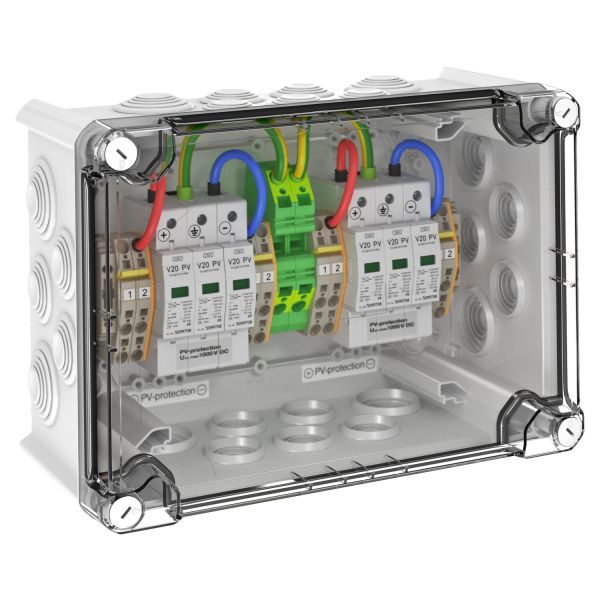 OBO Bettermann 5088568 PV-Gehäuse für Wechselr. mit 2 MPP-Tracker VG-CPV1000K 22
