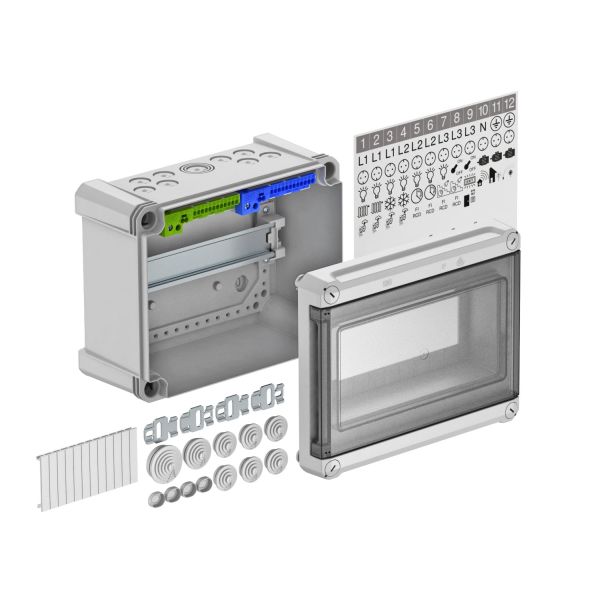 OBO Bettermann 2008848 Kleinverteiler für max. 9 TE SDB 09 PC