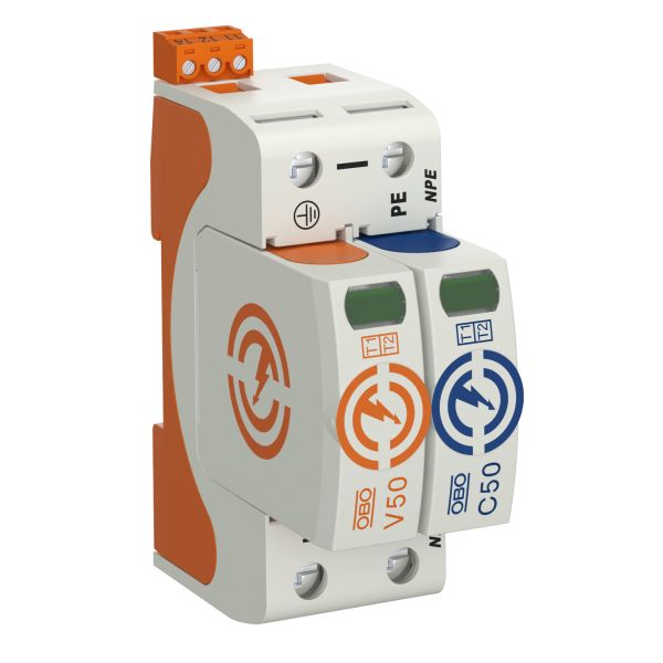 OBO Bettermann 5093531 CombiController V50 einpolig mit NPE+FS V50-1+NPE+FS-280