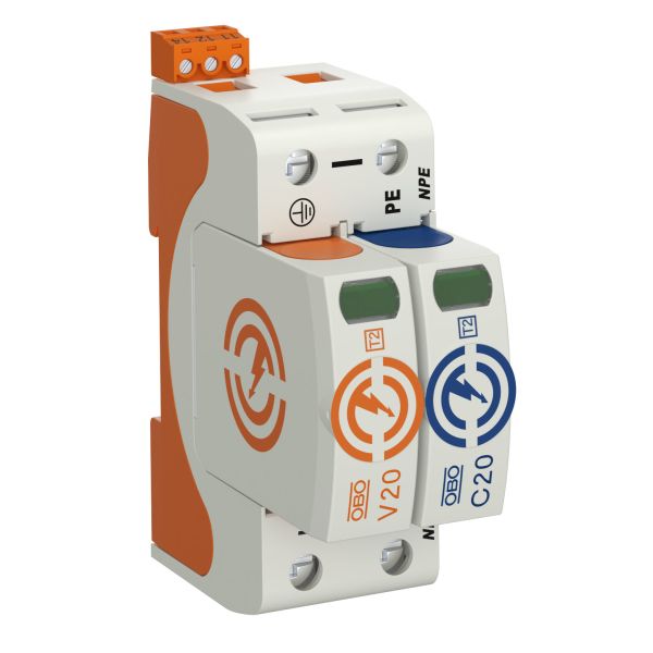 OBO Bettermann 5095331 CombiController V20 einpolig mit NPE+FS V20-1+NPE+FS-280