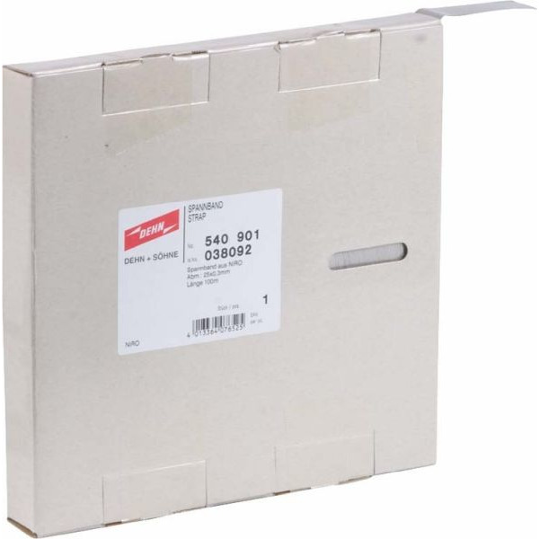 DEHN 540901 SPB25X03L100MV2A Spannband 25x0,3mm 100 Meter NIRO