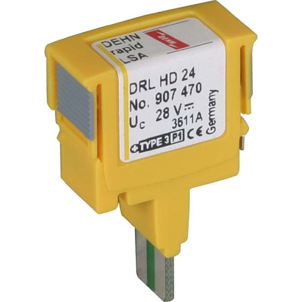 DEHN 907470 DRLHD24 Überspannungs-Ableiter DEHNrapid LSA Schutzstecker