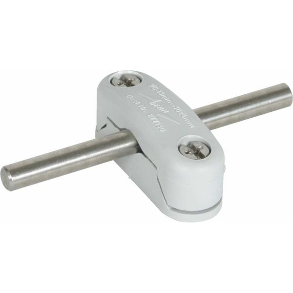 DEHN 277130 LH6.13FL30B10KGR Leitungshalter K-grau für Rd 6-13/Fl 30mm 50 Stück