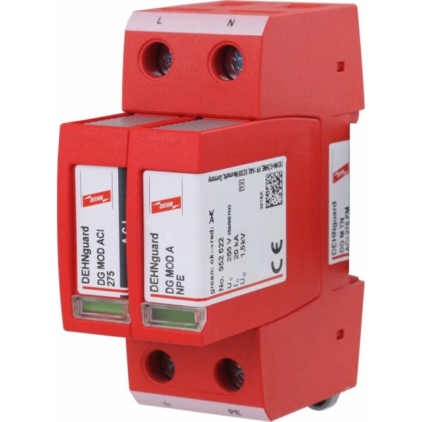 DEHN 952220 DGMTNACI275FM Überspannungsableiter 2-polig Uc 275V