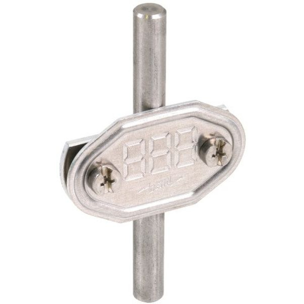 DEHN 484000 NS7.10FL307SEGAL Nummernschild mit Prägung ALfür Rd 7-10 mm Fl
