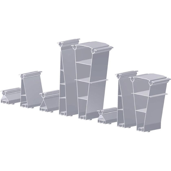 # Schletter Solar 163900-023 FixZ-10 Systemprofil 18 mitte 96mm mit Verbinder