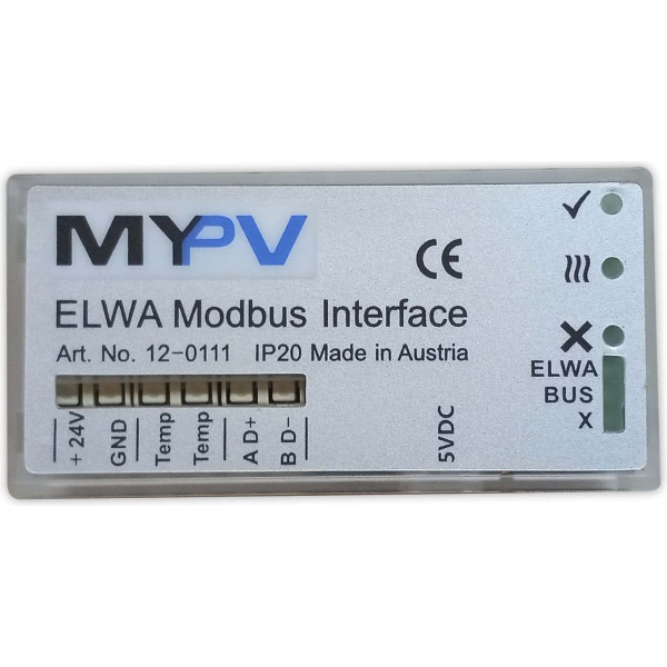 # my-PV ELWA ModbusInterface Modbus Interface für ELWA