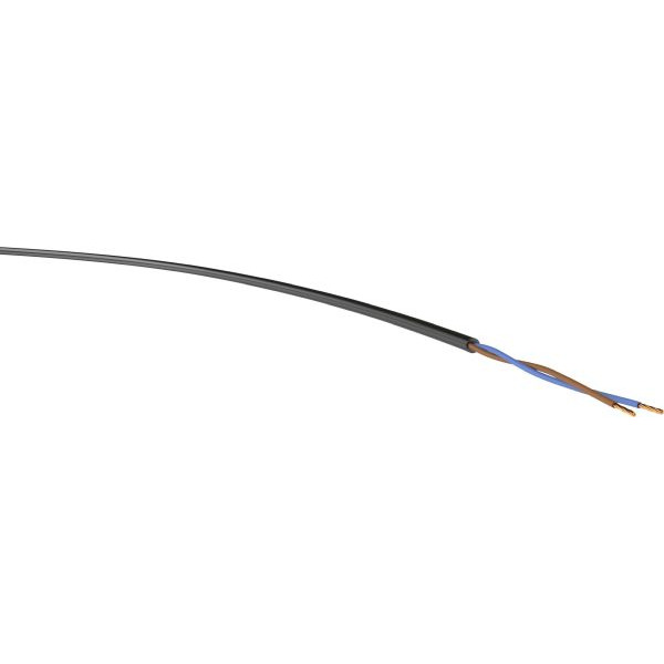 Schlauchleitung PVC H03VV-F 2x0,75 schwarz 50 Meter