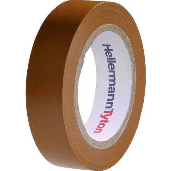 HellermannTyton Flex15-BR15x10m PVC Isolierband braun