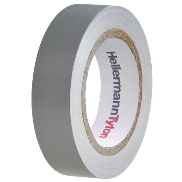HellermannTyton Flex15-GY15x10m PVC Isolierband grau