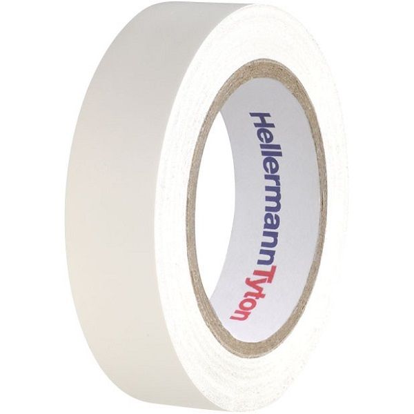 HellermannTyton Flex15-WH15x10m PVC Isolierband weiss