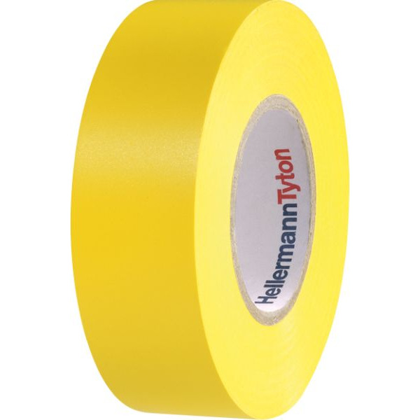 HellermannTyton HTAPE-FLEX15-19x20YE PVC Isolierband 15-19x20 gelb 20 MeterYE